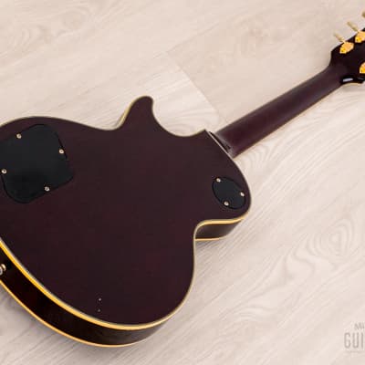 1981 Tokai Love Rock Custom LC100 Vintage Guitar Wine Red, 100% Original w/ Case image 13