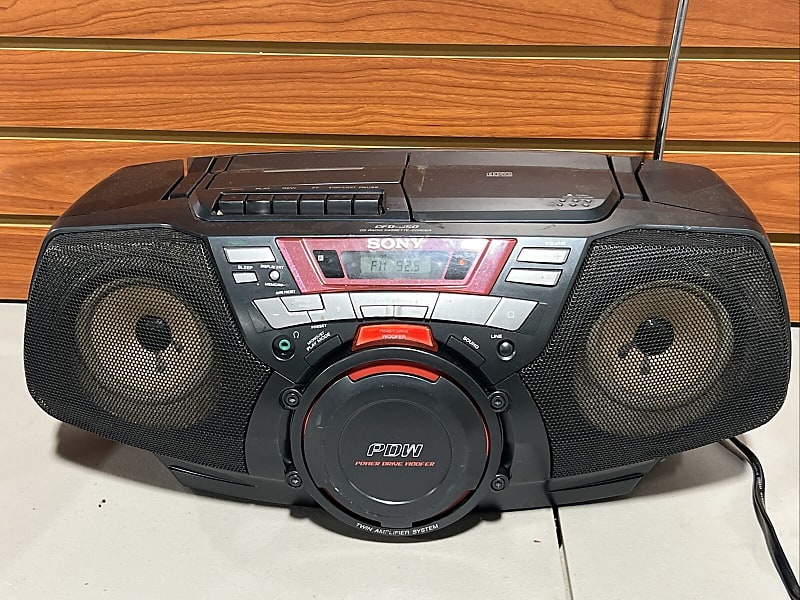 Sony CD/Radio/Cassette Boombox Portable Stereo CFD-G50 Woofer image 1