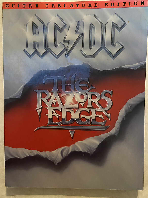 AC/DC - The Razors Edge - Guitar Tab / Tablature Book | Reverb