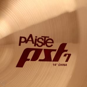 Paiste 14 inch PST 7 China Cymbal image 3