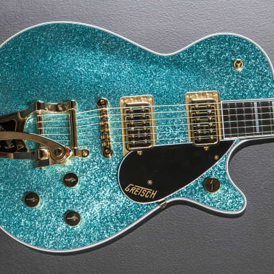 Gretsch G6229TG Limited Edition Players Edition Sparkle Jet BT w/Bigsby - Ocean Turquoise Sparkle for sale