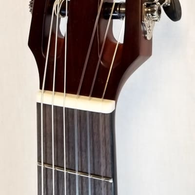 Yamaha NTX1 Acoustic Electric Nylon String Classical Guitar, Brown Sunburst image 8