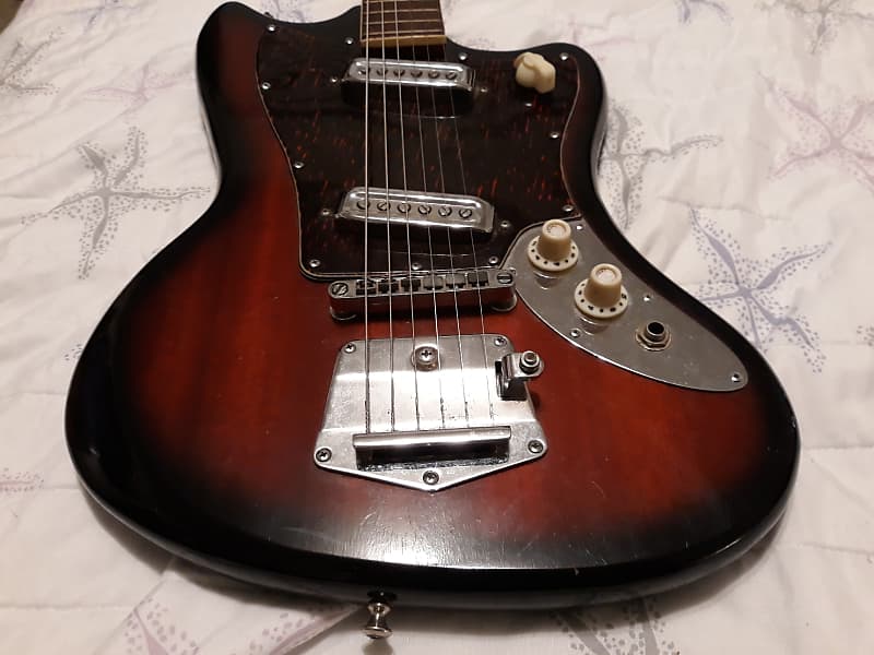 Conqueror Patent 34-4127 Made In Japan Guitar Late 60s W/ | Reverb