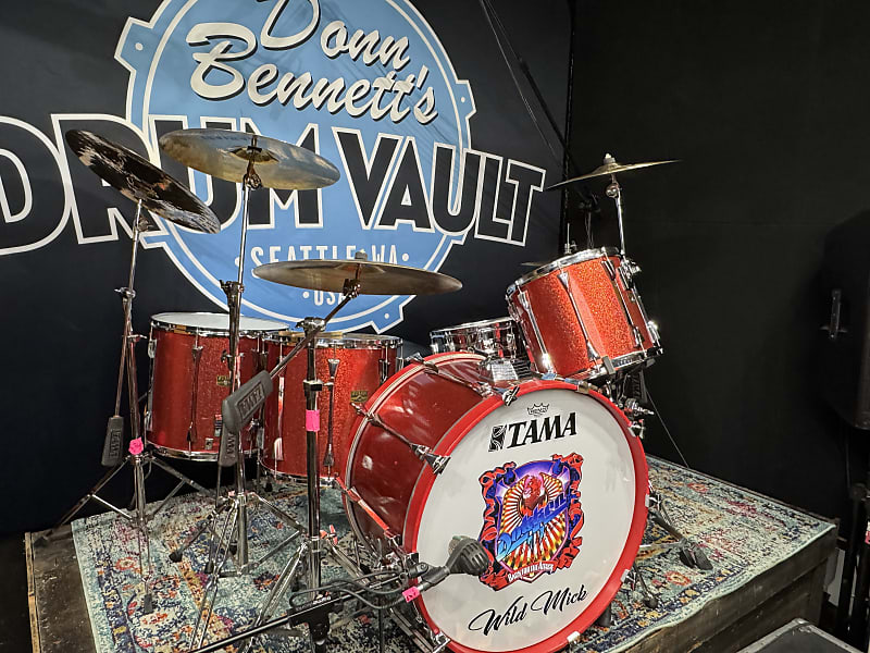 "Wild" Mick Brown's Dokken, Custom 1980s Tama Artstar II 4-Piece Set. 26", 18", 16", 14". image 1