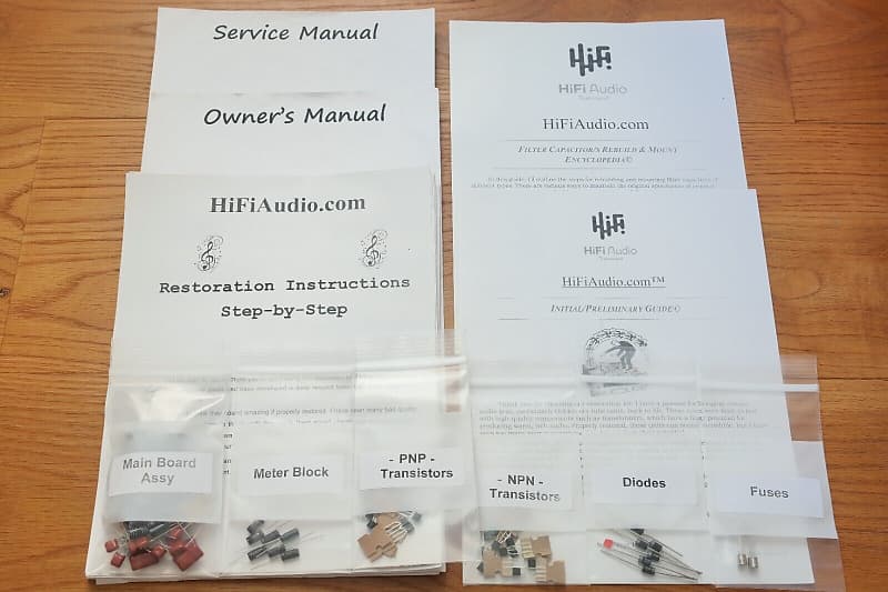 Yamaha M65 restoration kit filter capacitor repair rebuild fix  			