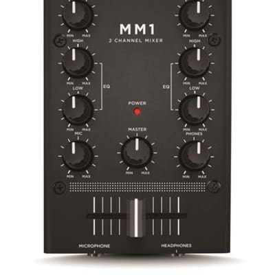 Gemini MM1 2 Channel Analog Mini DJ Mixer image 2