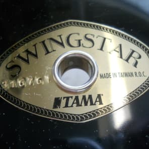 Tama Swingstar 14" x 5 1/2" Wood Snare Drum Black Finish (Taiwan) image 3