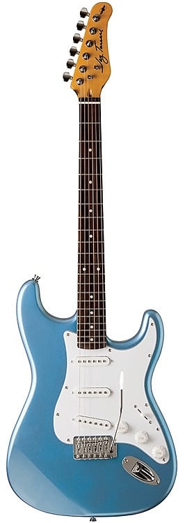 Jay Turser JT-300-LPB 300 Series Double Cutaway Maple Neck 6-String Electric Guitar-Lake Placid Blue image 1