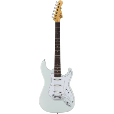 G&L Tribute S-500 Guitar, Maple Neck with Rosewood Fretboard, Sonic Blue image 1