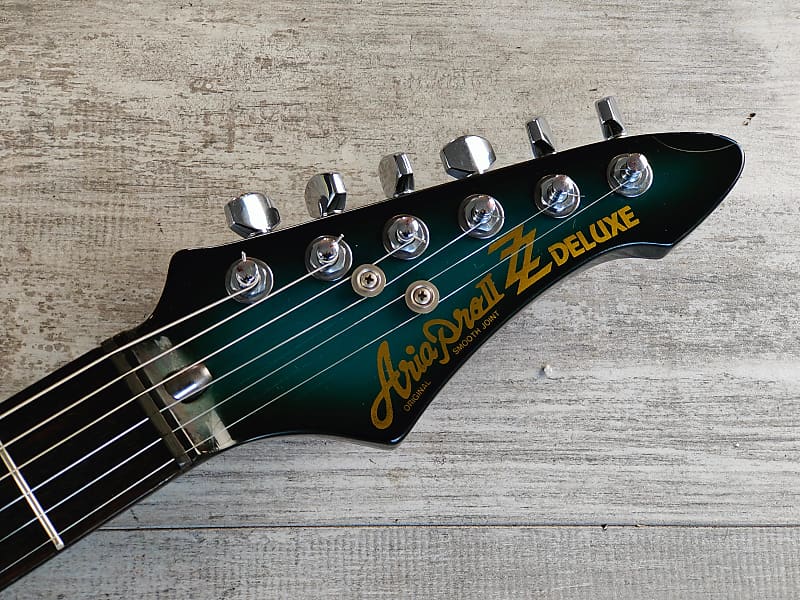 Aria ProⅡ MOD Aria ProⅡ MOD 1980s Aria Pro II ZZ Deluxe Blue Burst