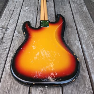 1993-94 Made in Japan Squier Silver Series Standard Precision Bass 3-tone sunburst image 8