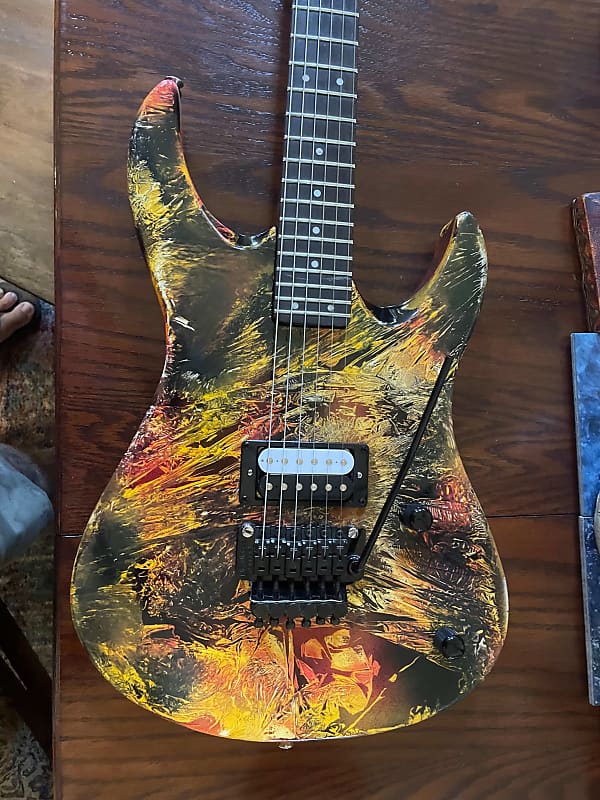 Yamaha RGX 110 with Custom paint and more Reverb