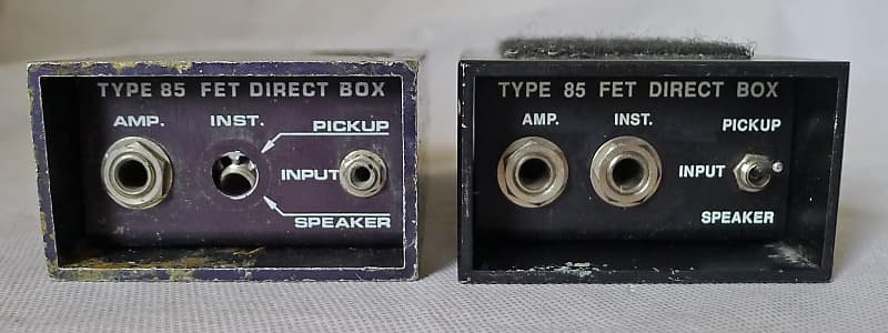 Pair of Countryman Type 85 Direct Boxes From Media Sound in NYC