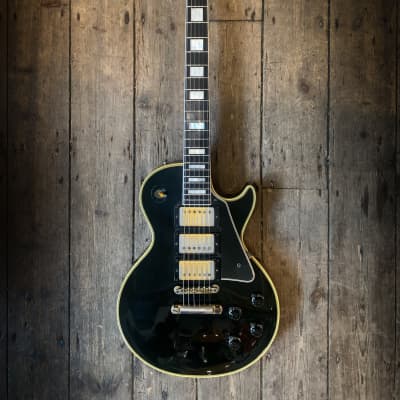 1958 Gibson Les Paul Custom, Ebony Black & Original Hard shell case image 2