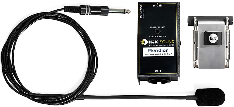  K&K Sound Silver Bullet Microphone Pickup with XLR Out :  Musical Instruments