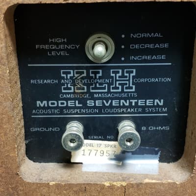 Vintage KLH Model Seventeen Speaker Pair 1970's USA image 15