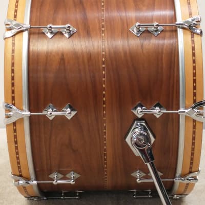 Craviotto 22/13/16" Solid Walnut Drum Set - Video. Signed Shells, ex Blackbird Studio Kit #340 2012 image 8
