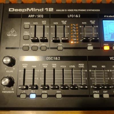 Behringer DeepMind 12D Desktop 12-Voice Polyphonic Analog Synth Module 2016 - Present - Black