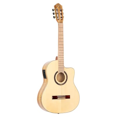 Ortega Signature Series Thomas Zwijsen Acoustic-Electric Nylon Classical Guitar w/ Bag for sale