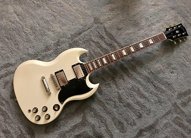 Gibson sg 61 reissue white hot sale