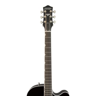 Used Gretsch G5013CE Rancher JR Cutaway Acoustic/Electric Guitar - Black image 5
