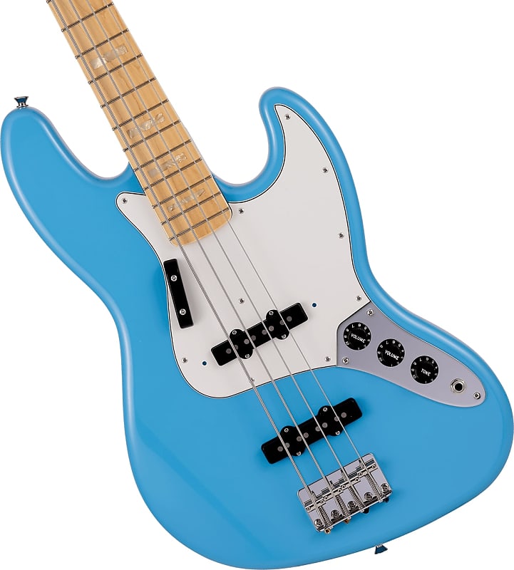 Fender - Made in Japan Limited Edition International Color Series - Jazz Bass® Guitar - Maple Fingerboard - Maui Blue - w/ Gig Bag image 1