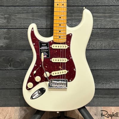 Fender American Professional II Stratocaster Left-Hand USA Electric Guitar White image 1