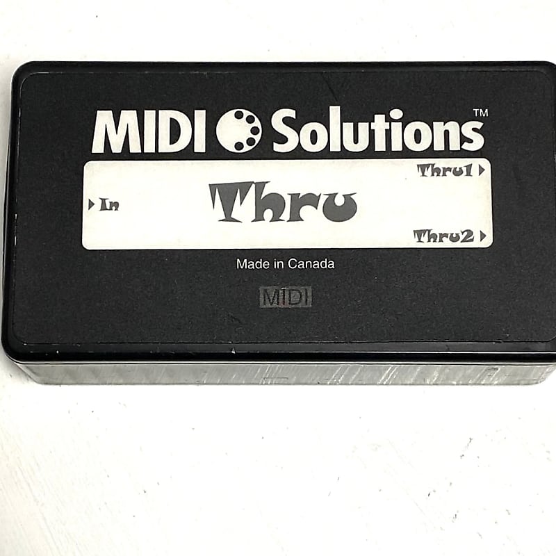 Midi Solutions Thru 1x2 MIDI Thru box Reverb
