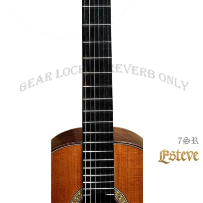 Guitarras Esteve 7SR all solid Cedar & Indian Rosewood Spain handmade classical guitar image 11