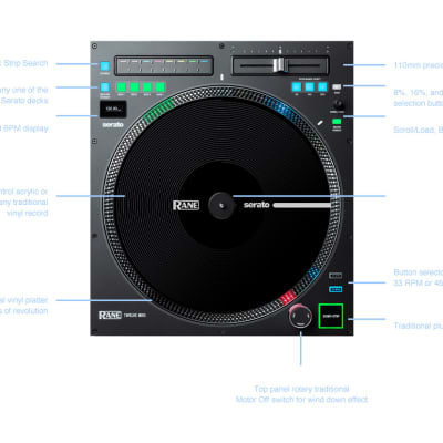 RANE DJ Twelve MKII DJ Controller  ( TWELVEMKIIXUS   )                                                                                        TWELVEMKIIXUS 2023 - Black image 3