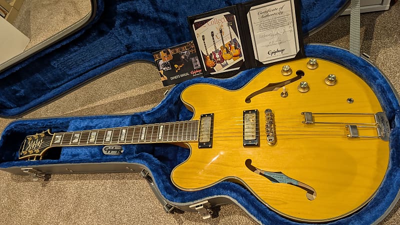 ギター Epiphone SHERATON E212T 50th 1962 Epiphone 1962 Sheraton E212T 50th Anniversary – Guitar Planet