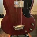 Gibson EB-0 Cherry 1965 (Approx) - (Repaired Headstock) w/ HSC SG Bass