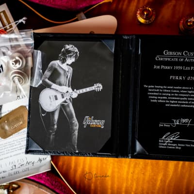 Gibson Custom Shop Joe Perry 1959 Les Paul Aged by Tom Murphy 2013 - Faded Tobacco Burst image 8