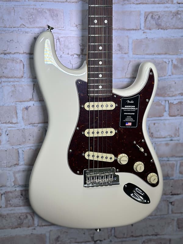 Fender American Professional II Stratocaster Electric Guitar - Olympic White (Philadelphia, PA) image 1