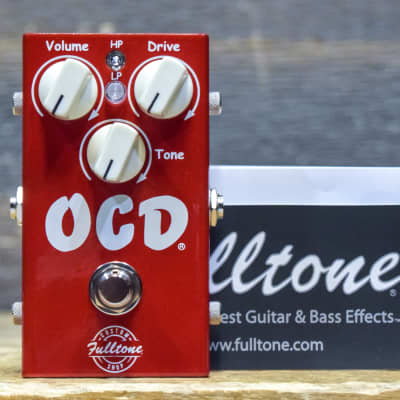 Fulltone Custom Shop Limited Edition Candy Apple Red OCD Distortion Effect Pedal image 9