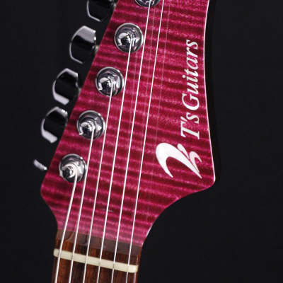 T's Guitars DST-PRO 24 Mahogany Limited Custom Trans Purple