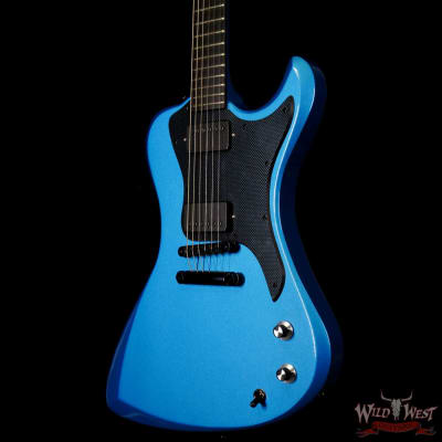 2018 Dunable Guitars R2 Pelham Blue with Barek Nuckle Ragnarok Pickups Owned by Misha Mansoor (Periphery) image 2