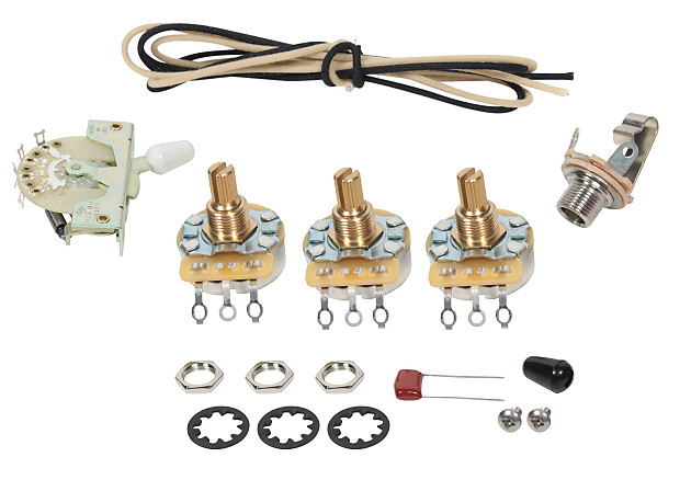 920D Custom Shop STRAT5WYWIRINGKIT Premium 5-Way Strat Wiring Kit image 1