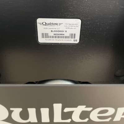 Quilter BlockDock 15 300-Watt 1x15" Guitar / Bass Speaker Cabinet 2018 - 2020 - Black image 2