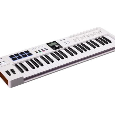 Arturia KeyLab Essential 49 Mk3 MIDI Keyboard Controller (White) image 2
