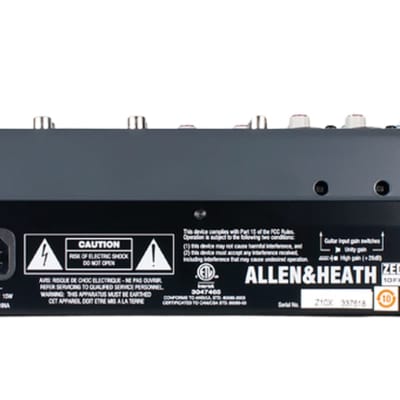 Allen & Heath ZED-10FX Mixer image 3