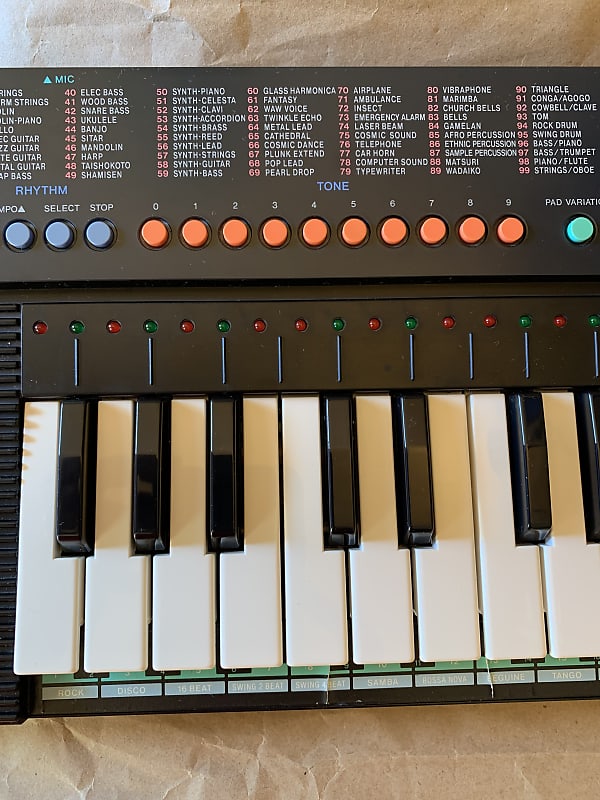 Casio PT-380 80s 90s 32-key Synth with Microphone in
