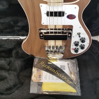 Rickenbacker 4003W Walnut Electric Bass, Maple Neck, Full Inlay, Wired For Stereo, W/Case image 3