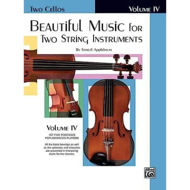 Beautiful Music For Two String Instruments, Two Cellos, Book 4 image 1