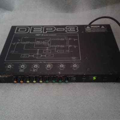 Roland DEP-3 classic knobby reverb, 120V Canada/US model with factory programs on-board. Pretty heavy for 1U rack, meaning a high quality transformer and other components. image 1
