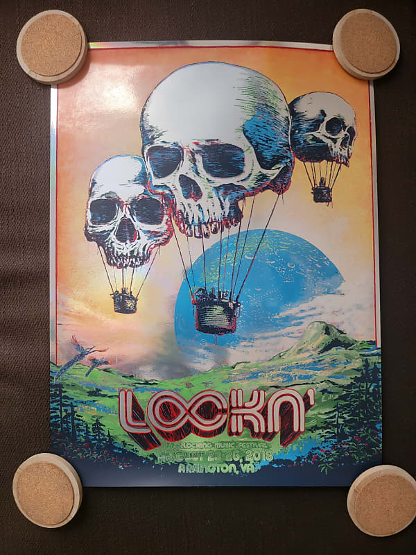 Lockn 2018 Foil Poster | Reverb