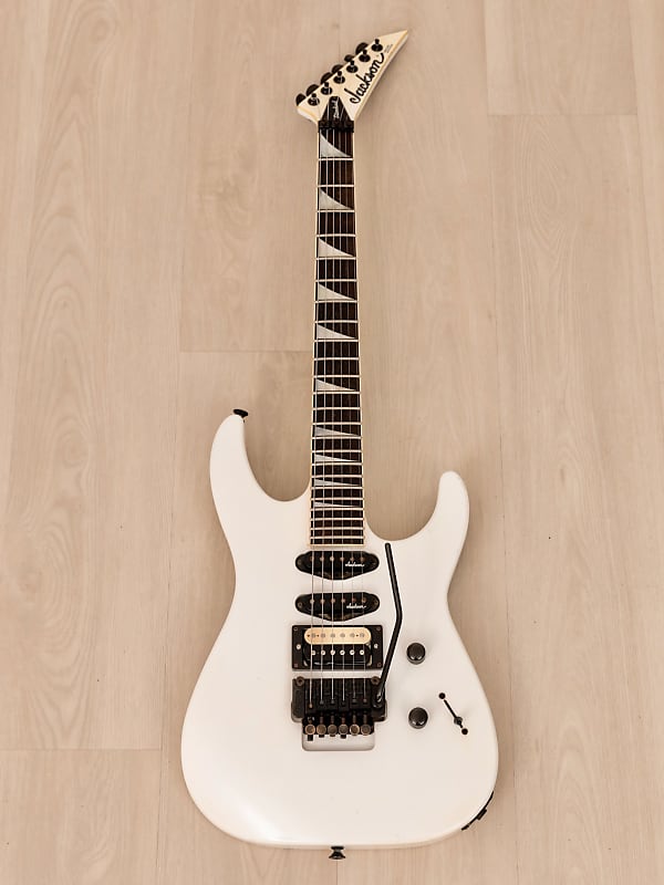 1994 Grover Jackson Soloist Standard SSH Neck Through Pearl White w/  Seymour Duncan PAF, Japan