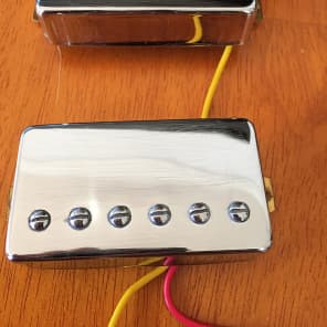Chinese Humbuckers PAF Copy Chrome Pickups Chrome image 1