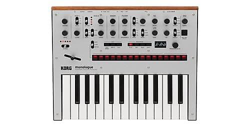 Korg monologue 25-Key Monophonic Analog Synthesizer (Silver) image 1