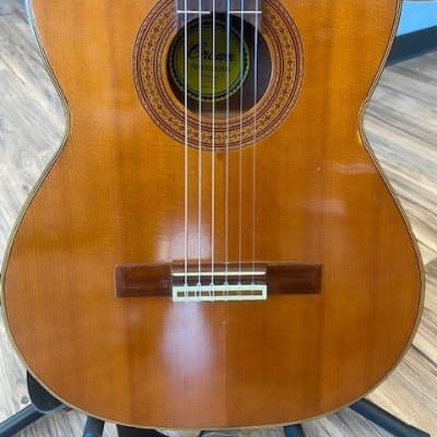 Vintage (1966-73) Crown Professional Classical Acoustic Guitar-Used image 2